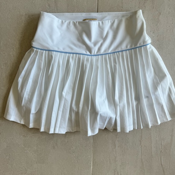 EXEAT England White Coco Tennis Skirt Pleated Size M - Picture 3 of 10